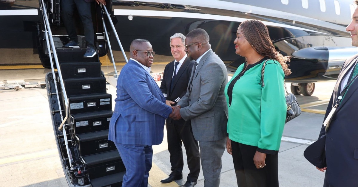 President Bio Arrives in France Ahead of 3rd United Nations Ocean Conference