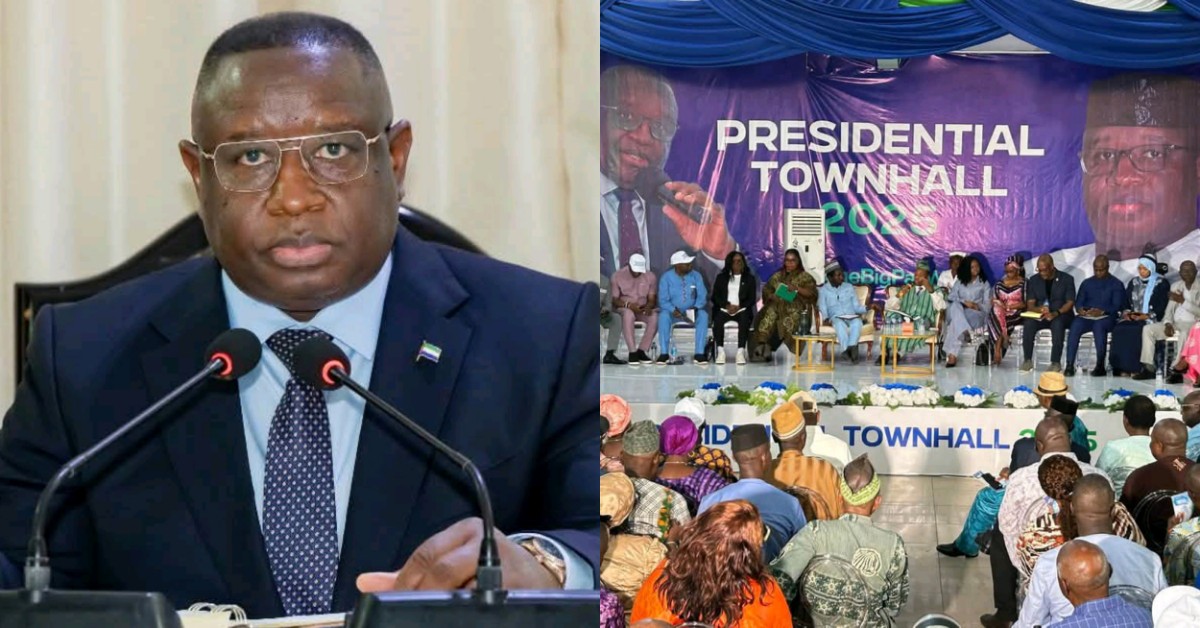 President Bio Fails to Attend 2025 Presidential Town Hall in Kenema