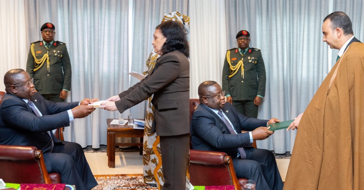President Bio Welcomes New Ambassadors from Cuba and Algeria at State House