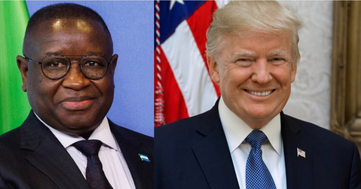 ECOWAS Chair Maada Bio Exempted as Trump Invites 5 African Leaders for Meeting