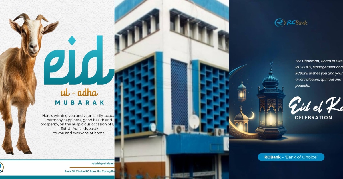 Rokel Commercial Bank Extends Warm Eid al-Adha Greetings to Customers and Partners