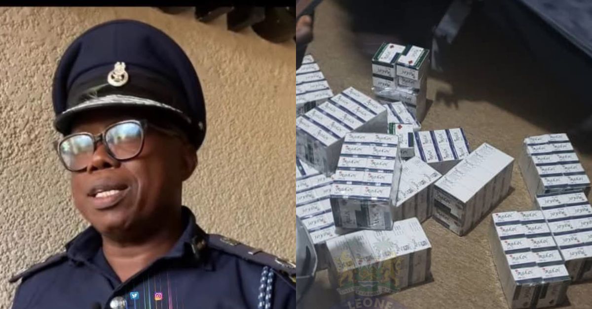 Sierra Leone Police Intercept Large Shipment of Suspected Tramadol in Tokeh