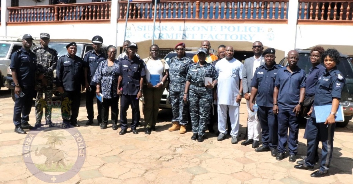 Sierra Leone Police Partners with UNDP to Modernize Its Garment Factory and Facilities