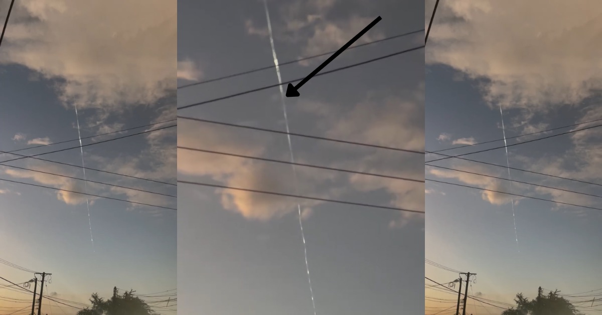 Mysterious Bright Line from Sky in Lungi Sparks Curiosity Among Locals