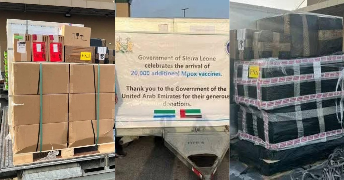 UAE Donates 20,000 Mpox Vaccines to Sierra Leone