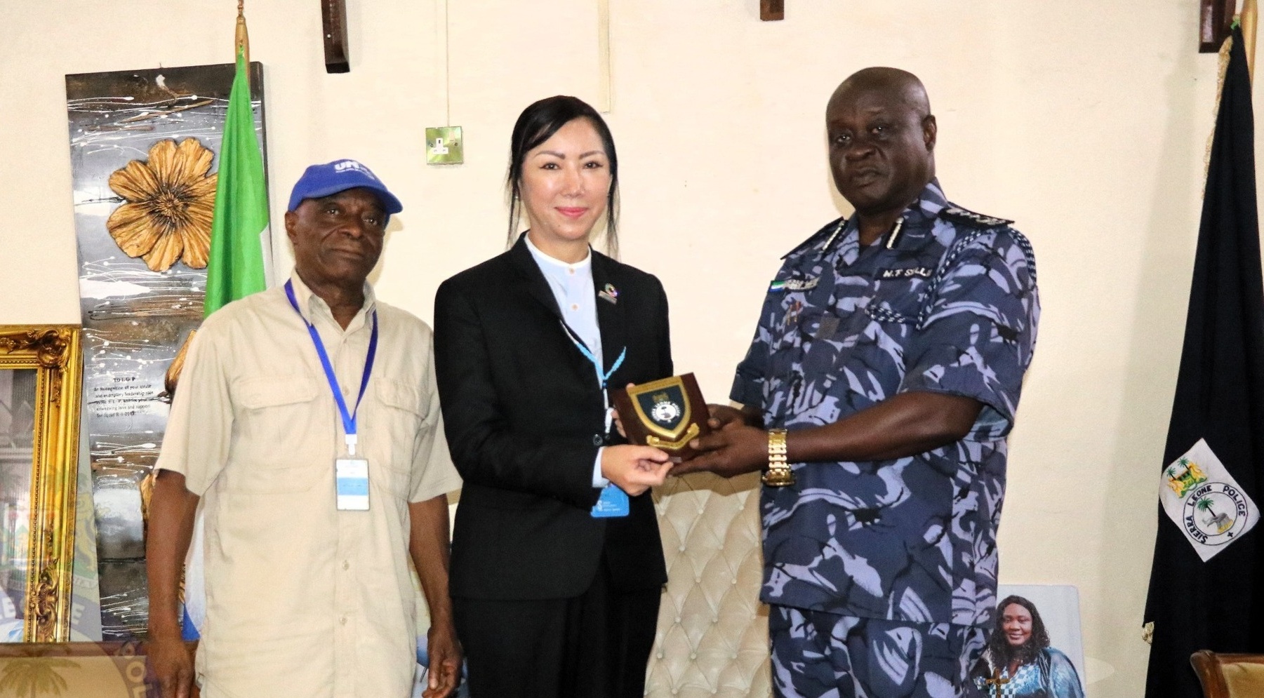 UN Security Advisor Engages IGP Fayia Sellu to Strengthen Collaboration