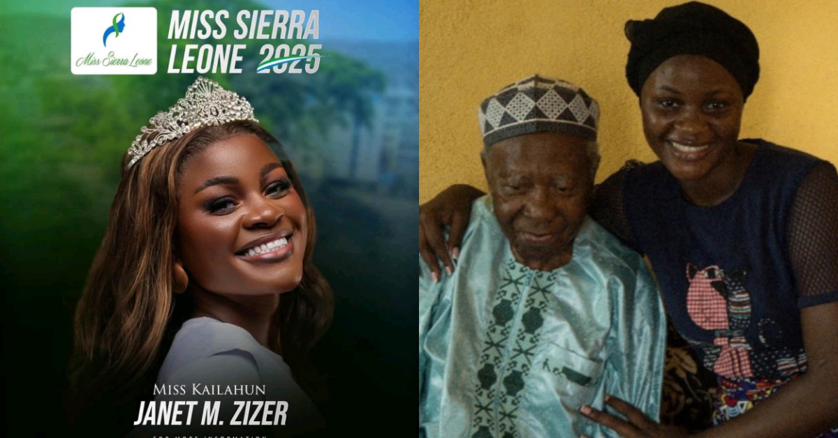Veteran Politician Sama Banya Encourages Miss Sierra Leone Contestant Janet Zizer Not to Give Up