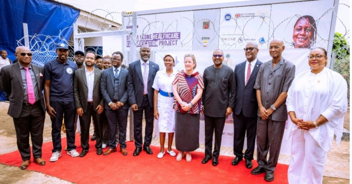 Vice President Commissions Phase 3 of Sierra Leone Healthcare Electrification Project to Tackle Climate-Related Health Risks