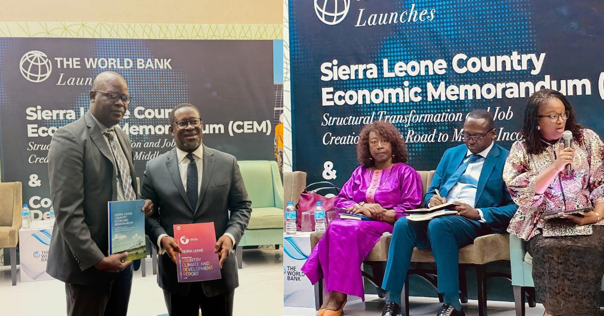 World Bank Launches Economic Memorandum to Boost Sierra Leone’s Job Creation and Financial Inclusion
