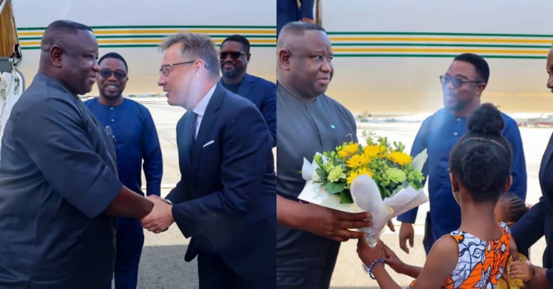 President Bio Arrives in Brussels for Global Health Summit