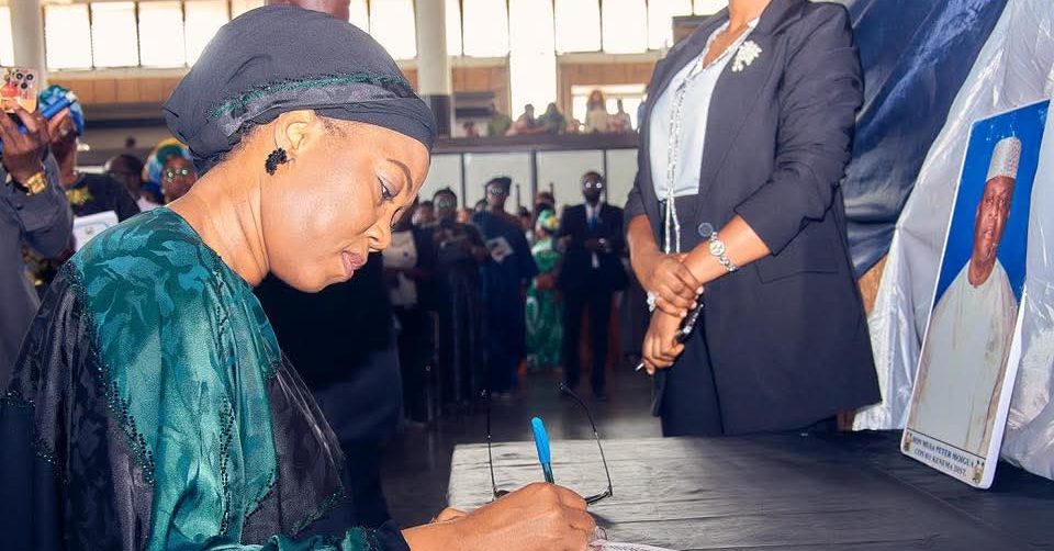 First Lady Fatima Bio Pays Tribute to SLPP Organizing Secretary Musa Moigua