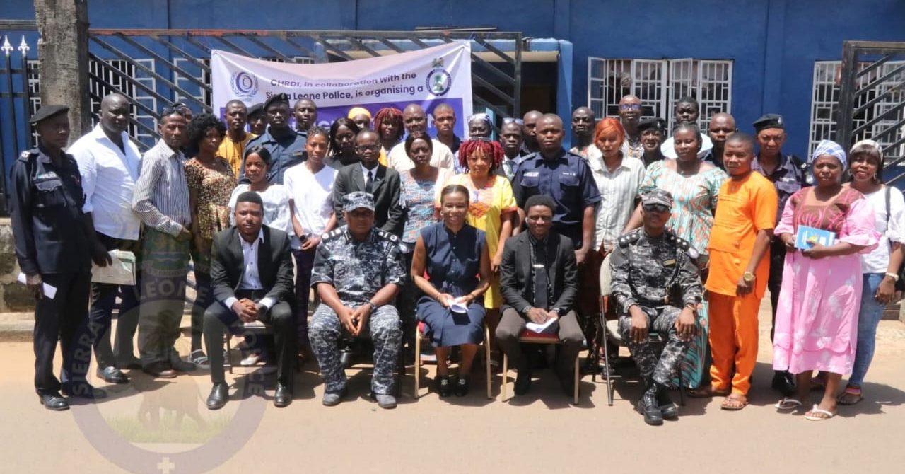 CHRDI and SLP Conducts Human Rights Training for Police Officers