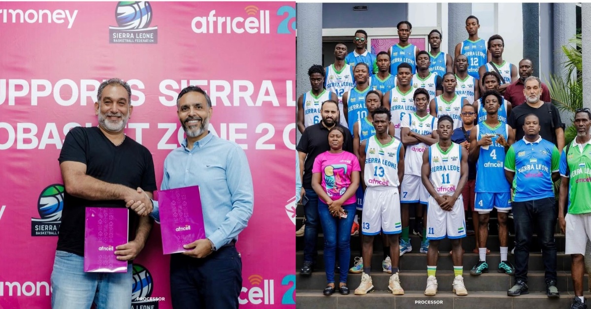 Africell Supports Sierra Leone’s U16 Basketball Team for Afrobasket Qualifiers in Guinea