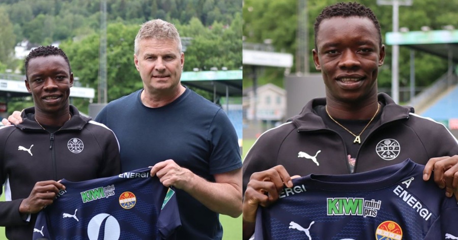 Leone Stars Forward Alie Conteh Signs Four-Year Deal With Norwegian Top-Flight Club Stromsgodset