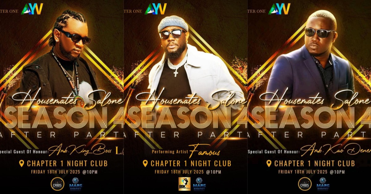 All Eyes on Housemates Salone Season 4 Launch as Kao Denero, Boss LA, and Famous Confirm Attendance