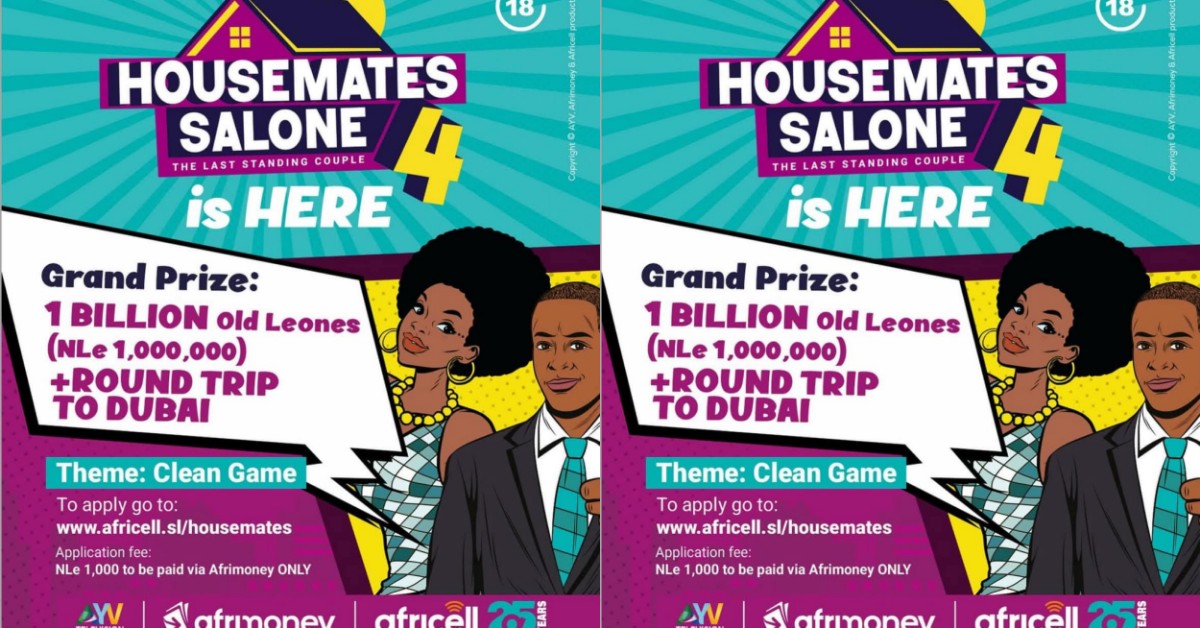 Housemates Salone Season 4 Auditions Kick Off Friday with “Clean Game” Theme