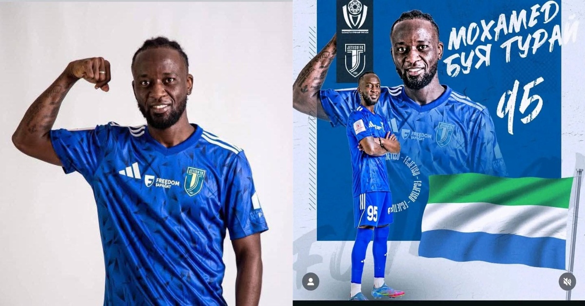 Sierra Leonean Striker Mohamed Buya Turay Joins FC Zhetysu in Kazakhstan