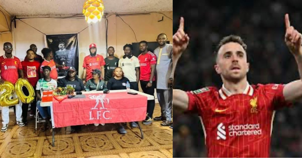 Liverpool Fans in Sierra Leone Pay Tribute to Diogo Jota and His Brother in Heartfelt Gathering