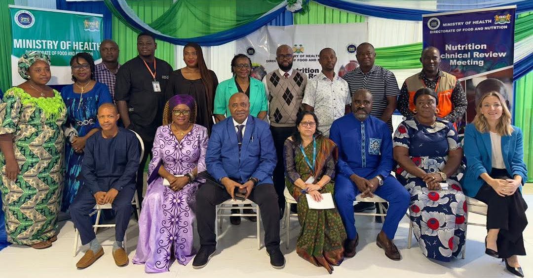 Directorate of Food and Nutrition Concludes 2025 Technical Review Meeting on Advancing Nutrition in Sierra Leone