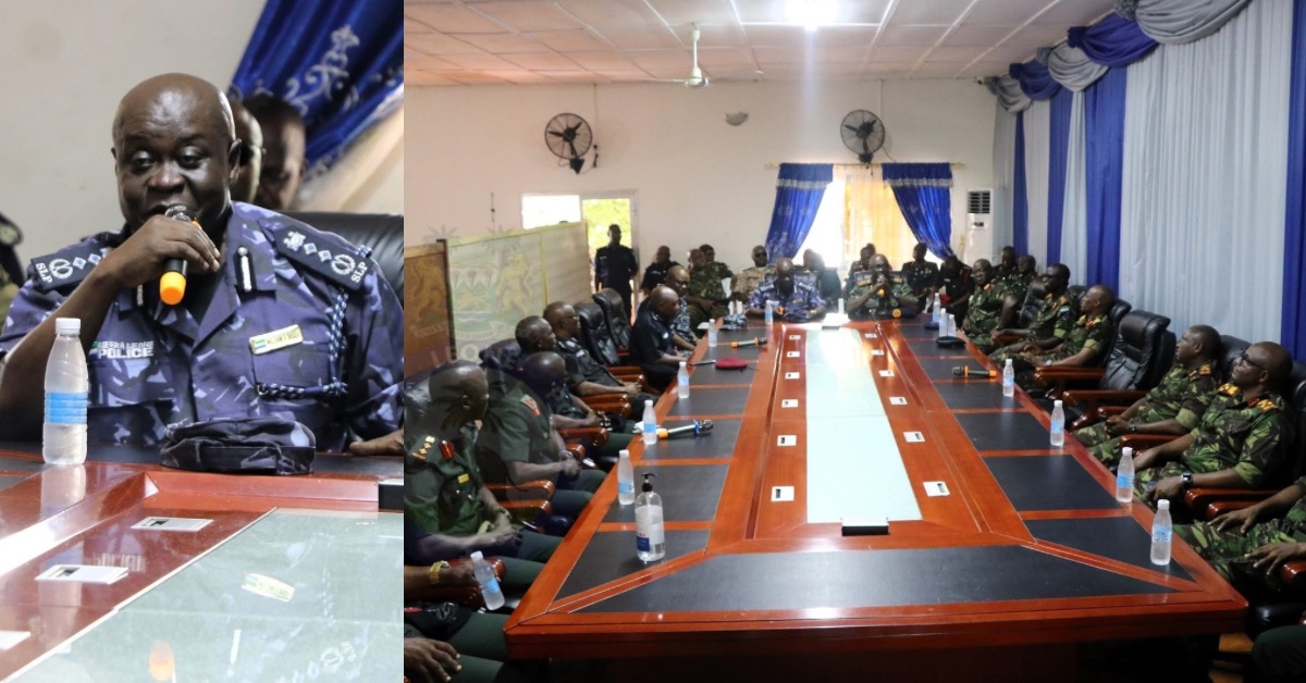 IGP William Fayia Sellu Hosts Chief of Defense Staff to Strengthen Police-Military Collaboration