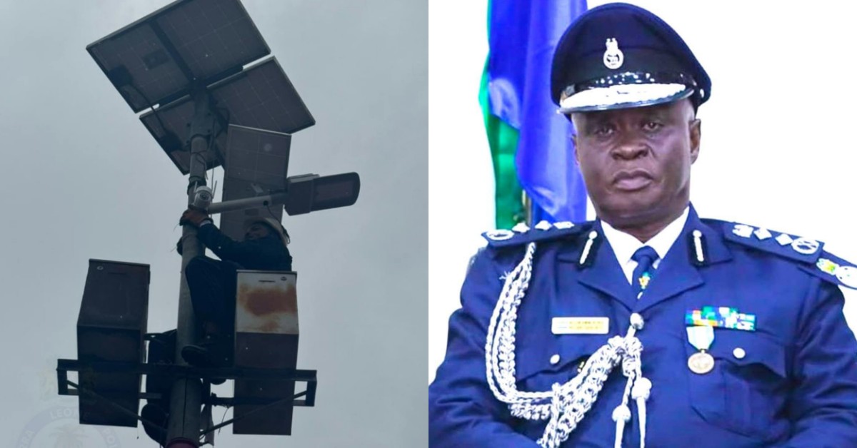 Sierra Leone Police Installs CCTV’s in Bo City