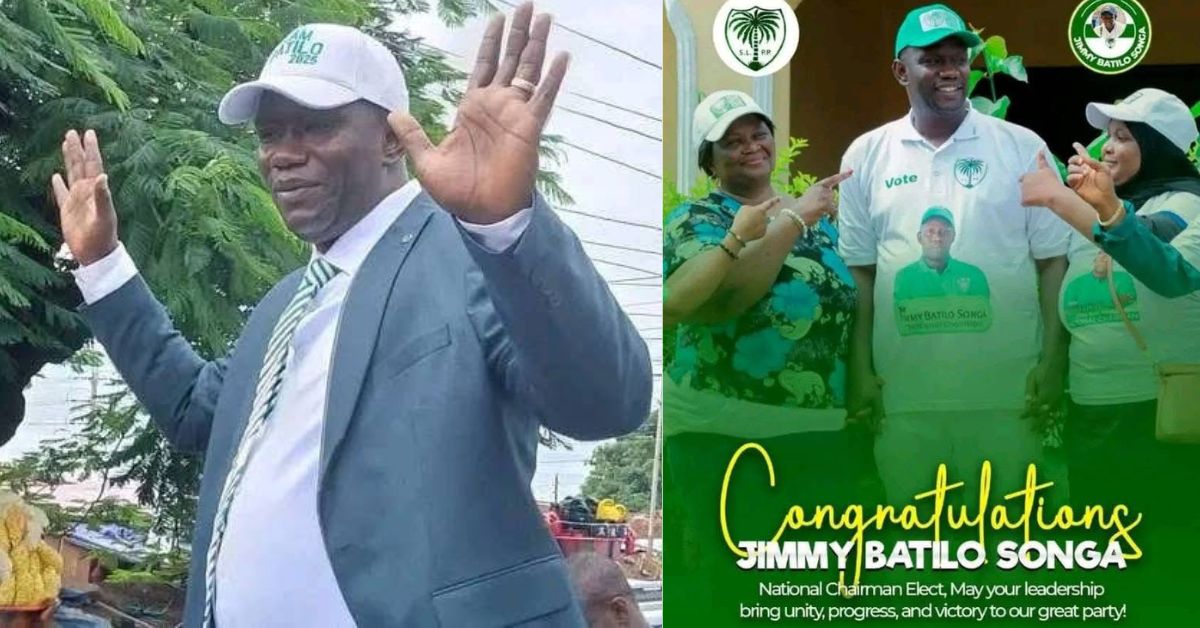 SLPP’s New National Chairman Pays Tribute to Party Grassroots