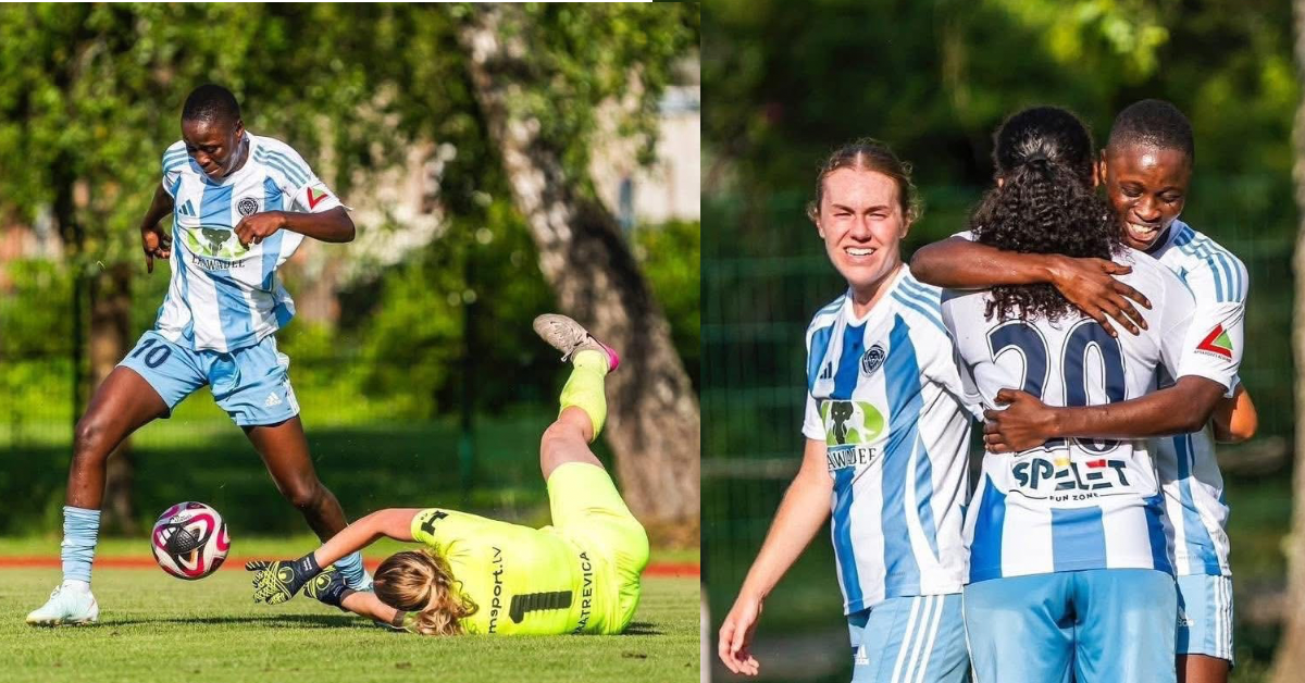 Kumba Zainab Brima Scores First Professional Hat-Trick for FC Riga