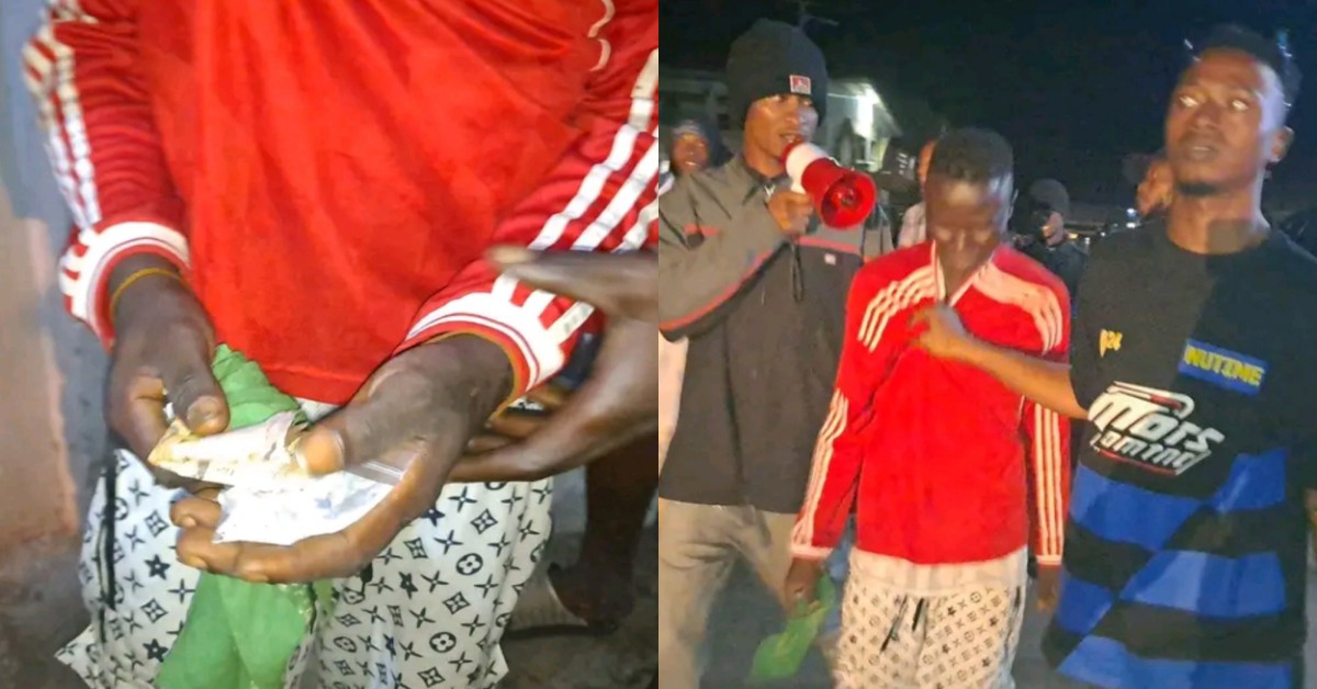 Man Arrested by Youth Taskforce After Being Caught With Kush in Koidu Central