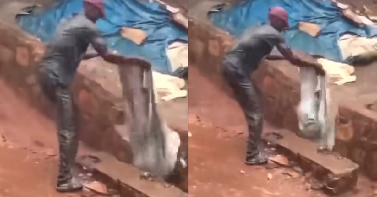 Freetown Resident Caught on Camera Dumping Waste in Drainage