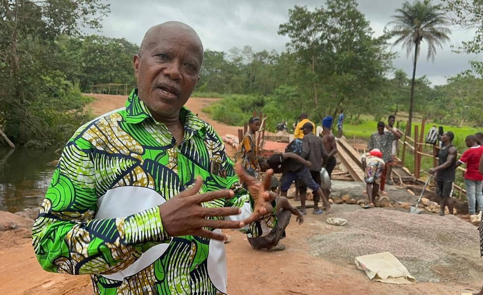 Government Installs Temporary Bridge for Collapsed Mathehun Bridge on Makeni-Kamakwei Road