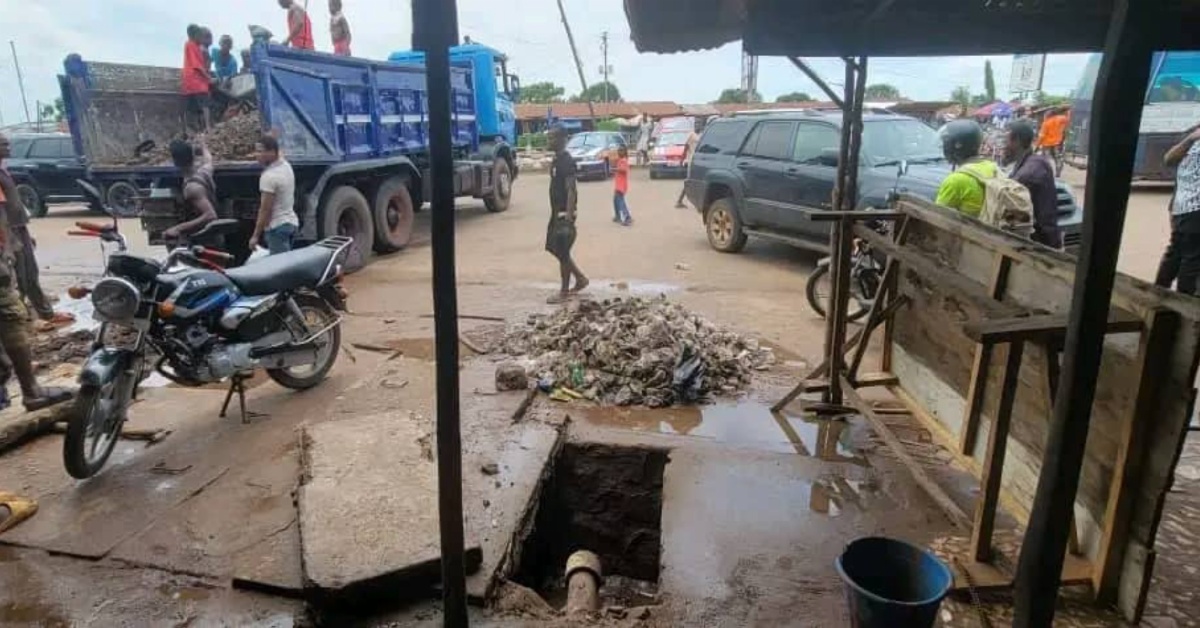 Mile 91 Embarks on Cleaning Exercise of Township