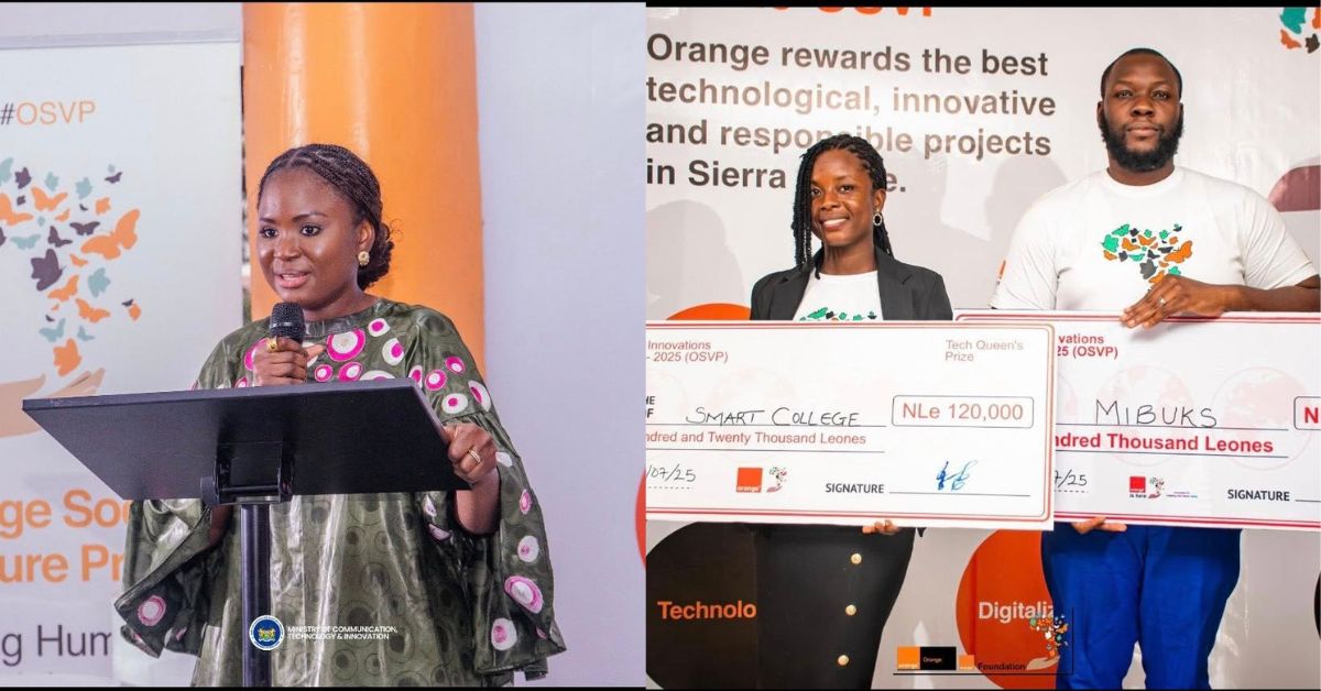Minister Salima Bah Celebrates Youth Innovation at the 2025 Orange Social Venture Prize