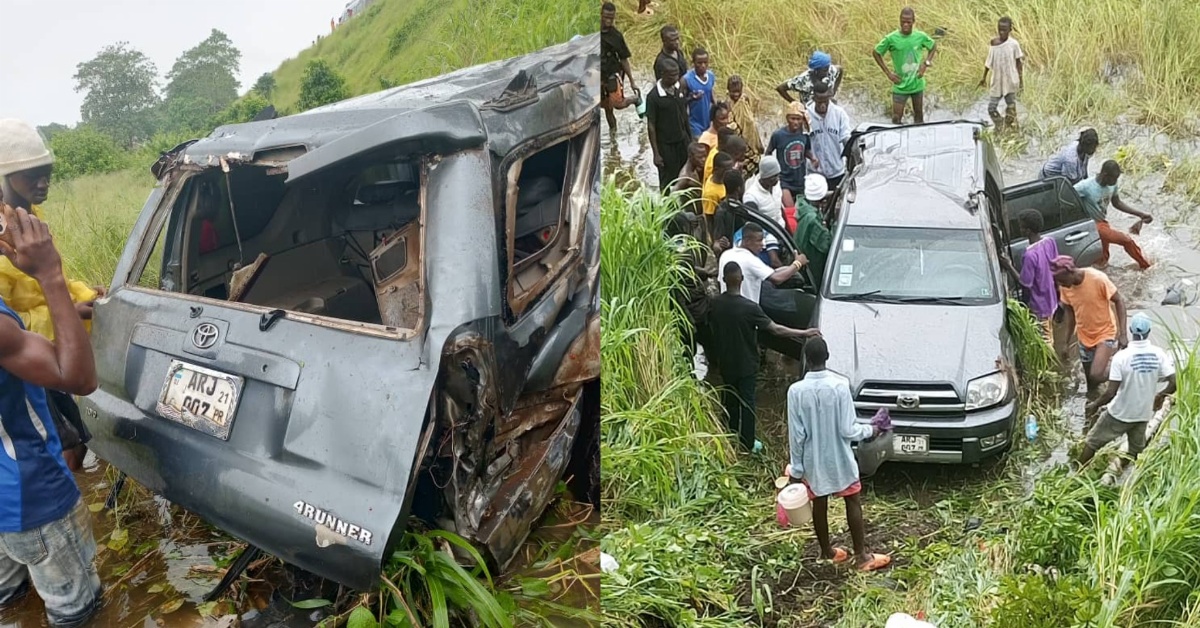 Three Individuals Involved in 4Runner Accident on Freetown–Bo Highway