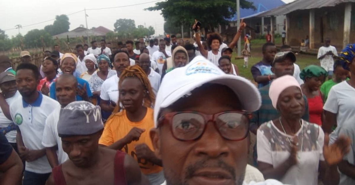 Newly Appointed Development Committee Chairman of Kori Chiefdom Unite Youth in Moyamba