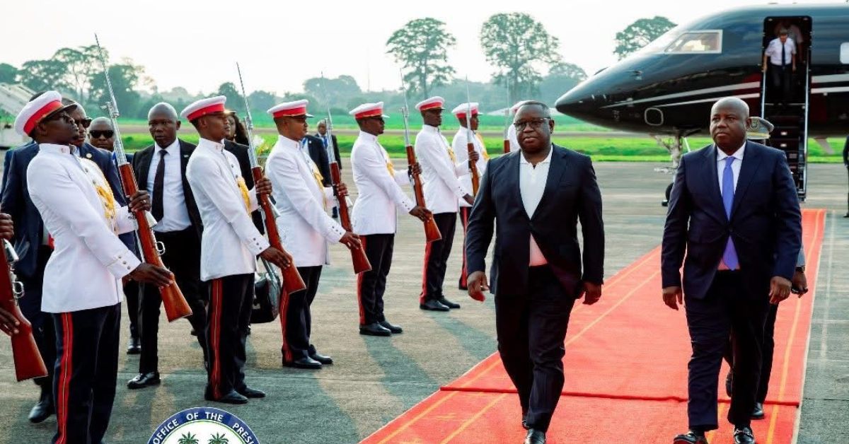 President Bio Arrives in Equatorial Guinea Ahead of African Union Summit