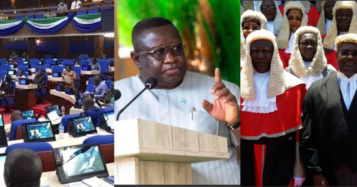 “No One is Above the Law” – President Bio Blows Hot at MPs and Judges Over Land Grabbing