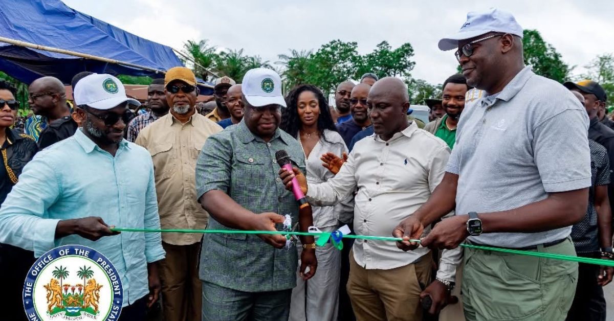 President Bio Commissions Mattru-Senehun Bridge, Easing Farmers’ Constraints