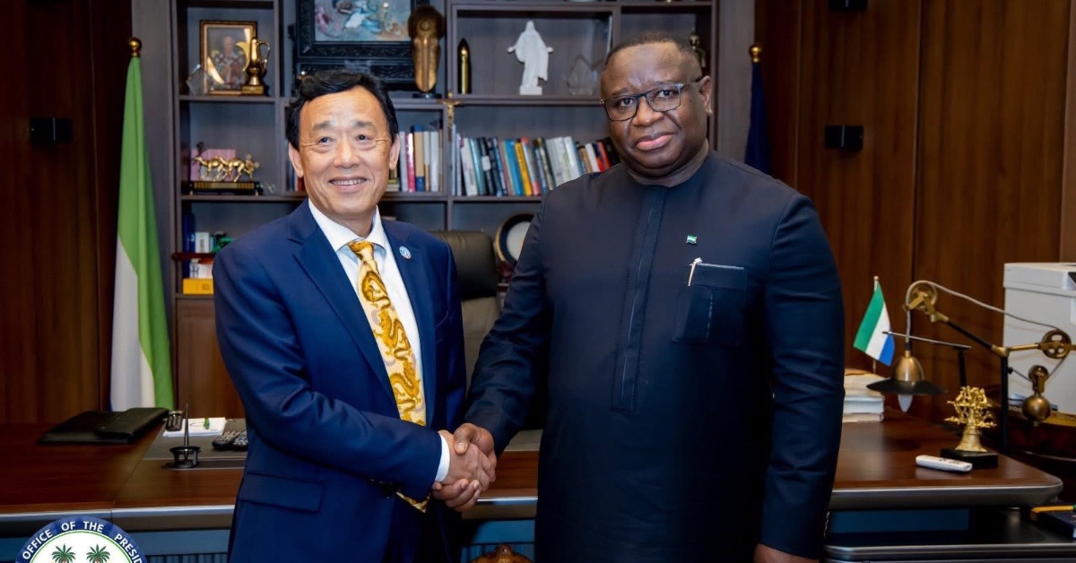President Bio Welcomes FAO Director-General QU Dongyu to Sierra Leone