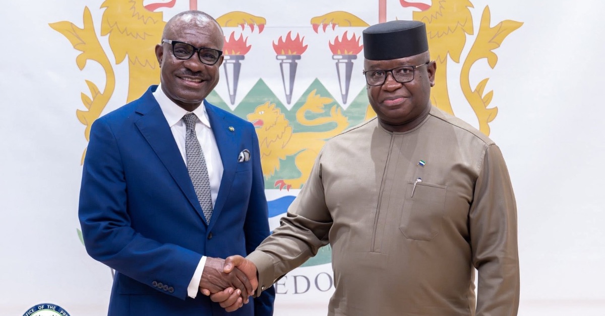 President Bio Engages ECOWAS Bank President George Donkor to Boost Regional Development