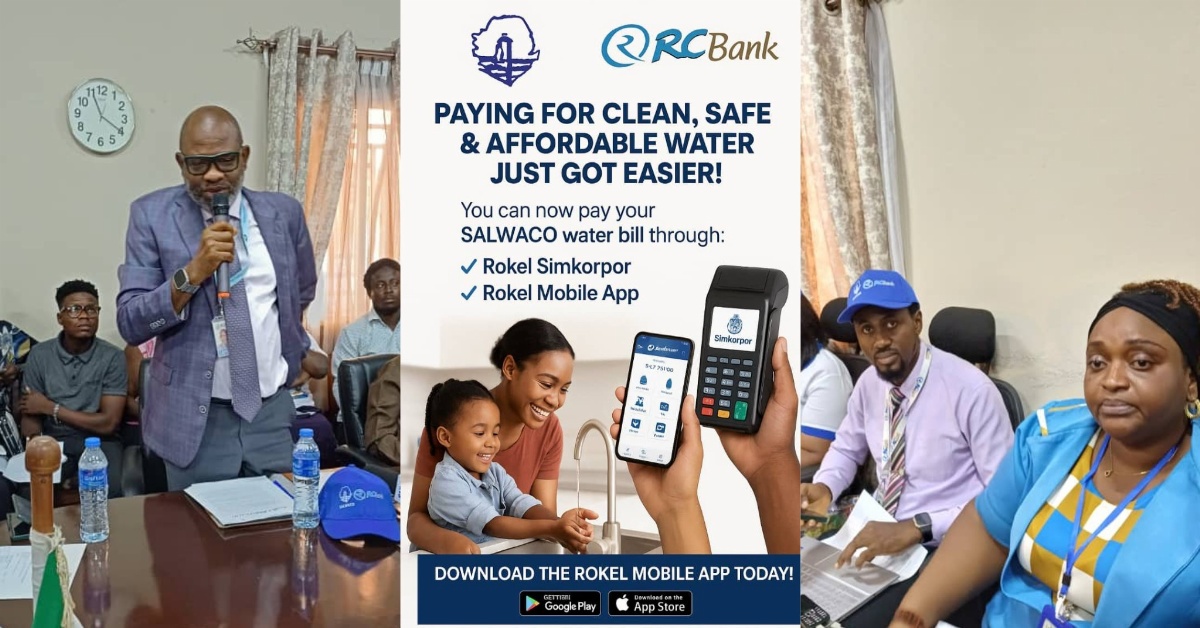 Rokel Commercial Bank Partners with SALWACO to Launch Digital Payment System for Water Services