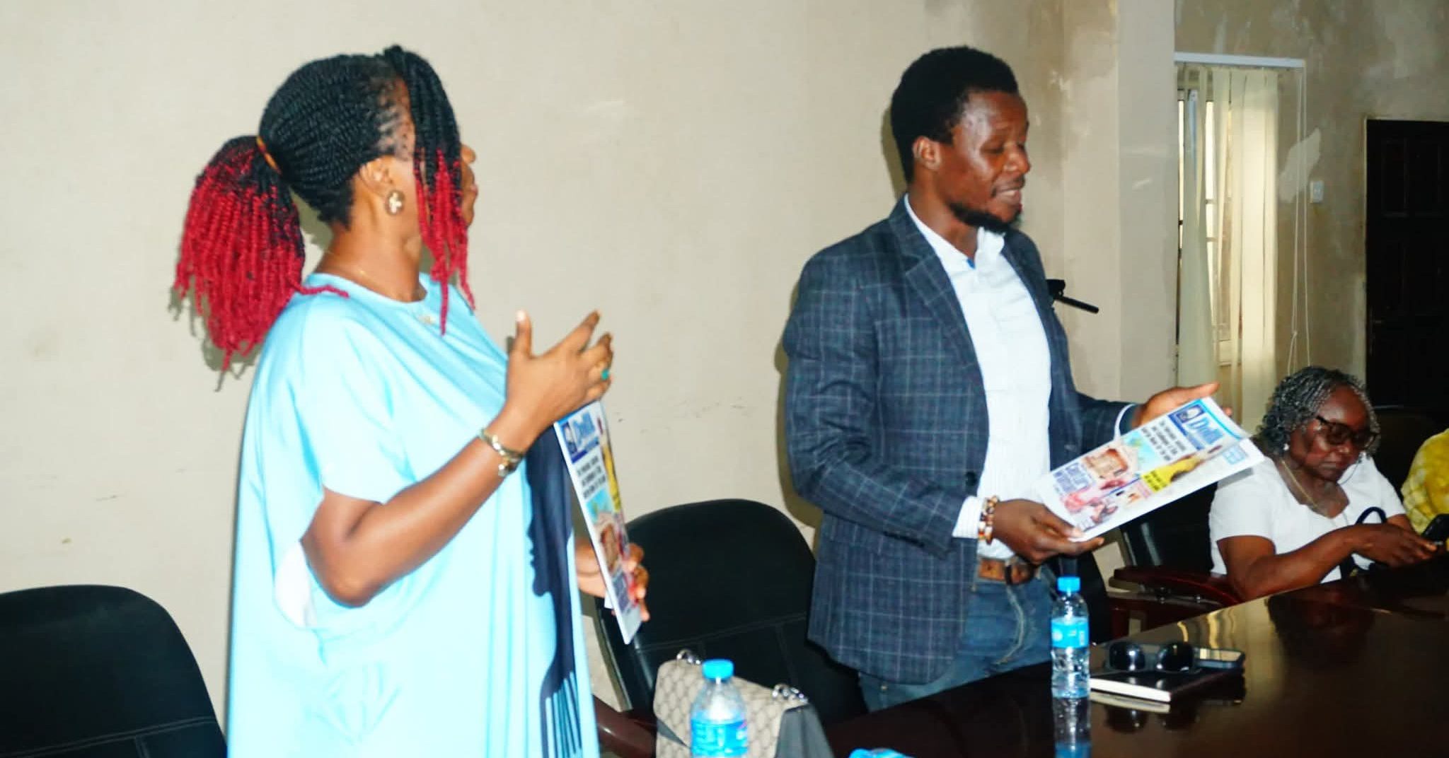 SLAJ President Launches Maiden Edition of The Aged Times Magazine in Freetown