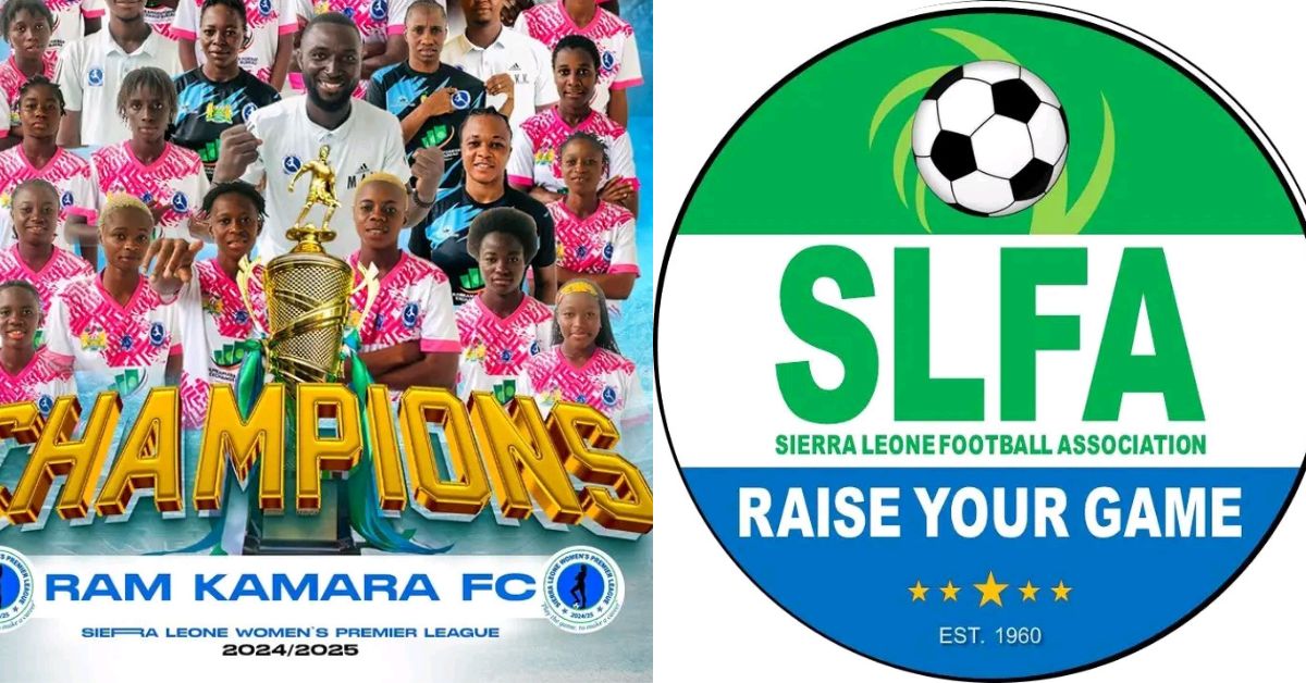 Ram Kamara FC Wins 2025 Sierra Leone Women’s Premier League