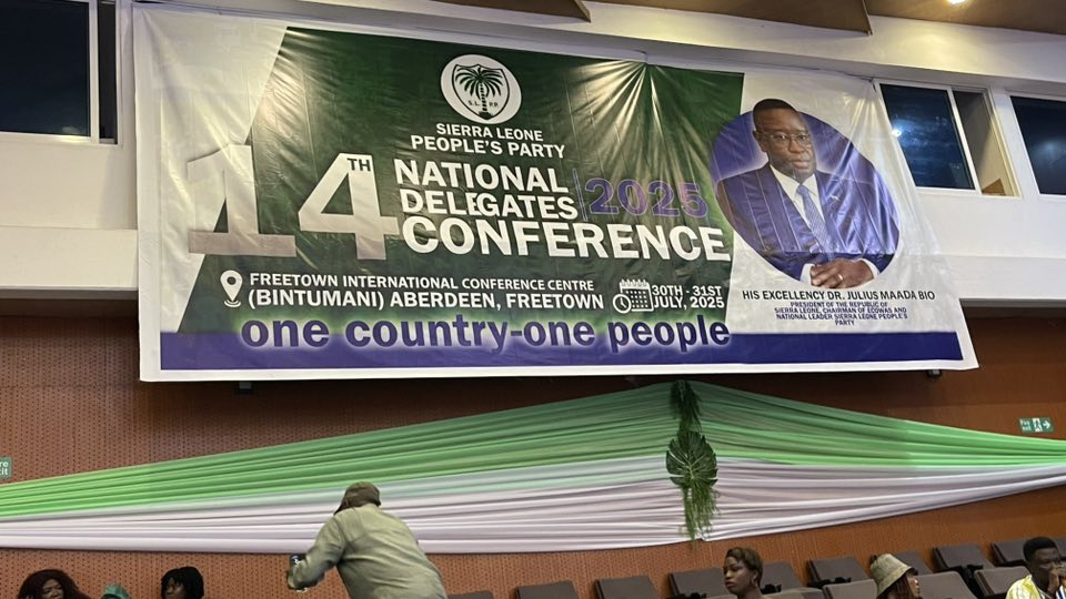 SLPP Kicks Off National Delegates Conference in Freetown as PPRC Monitors Process