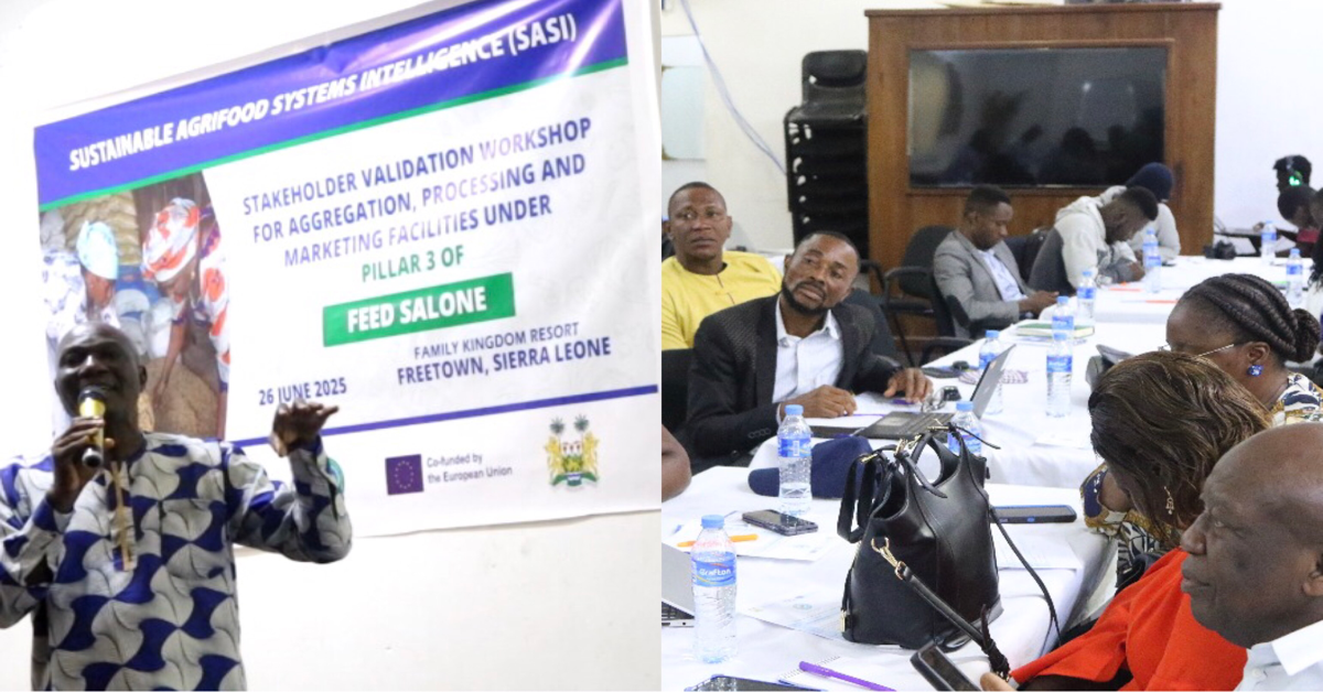 SLeCAD Hosts Workshop For Stakeholders Validation of Feed Salone Pillar Three