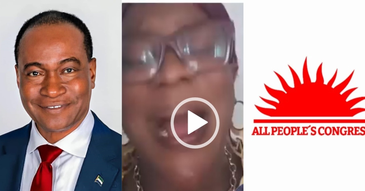 “APC Is Paralyzed Without Samura Kamara” – Woman Says in Viral Video