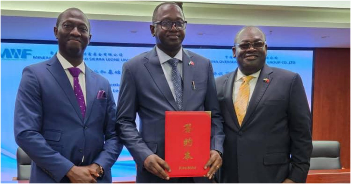 Sierra Leone, Chinese Firm Sign $300M Deal to Develop Tonkolili North Iron Ore Deposit