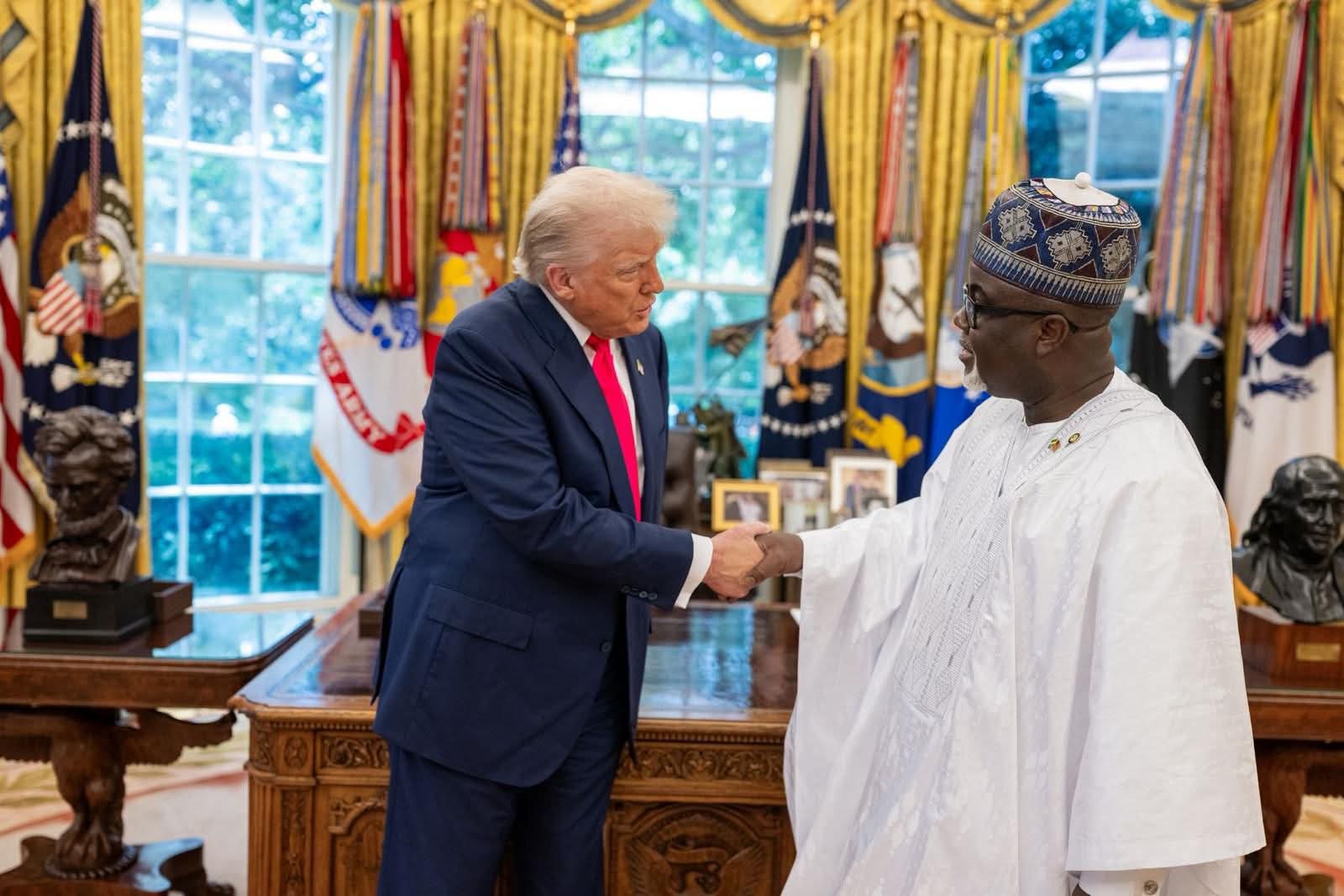 Sierra Leone’s New Ambassador to the United States Presents Credentials to President Trump