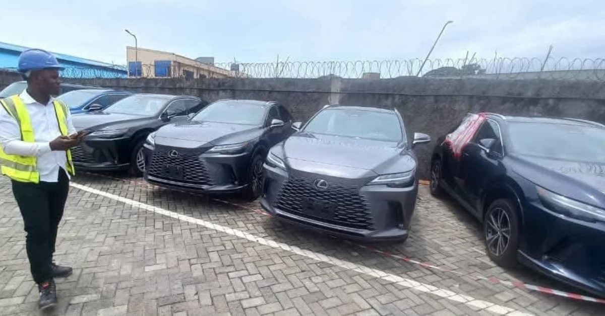 Internal Affairs Minister Inspects Stolen Luxury Vehicles Impounded at Water Quay