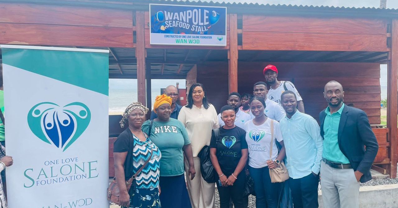 Tourism Ministry and One Love Salone Launch Modern Seafood Stall at Lumley Beach