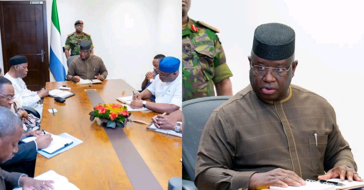 President Bio Receives UN Special Envoy for West Africa and the Sahel at State House